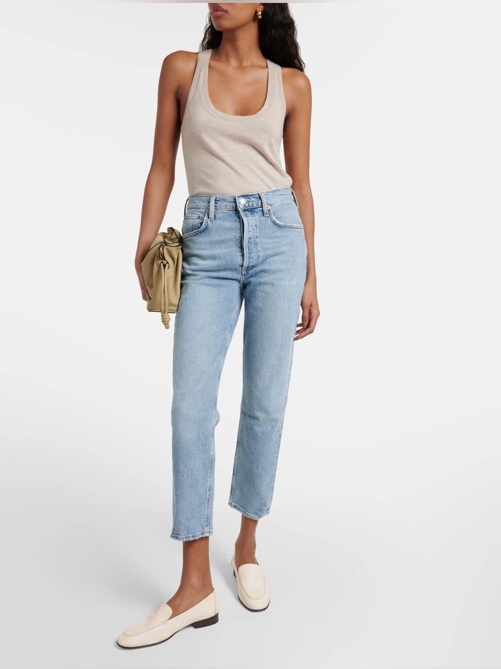 Agolde Riley High Rise Cropped Jeans